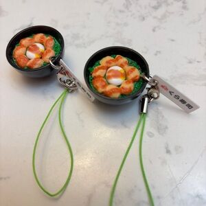 NWOT Sushi lover, set of two Kura Sushi Bikura Pom, Fugukara Fried Bowl